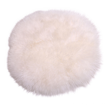 High Quality Luxury Fluffy Lamb Skin Chair Seat Cushion